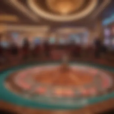 Vibrant casino floor showcasing gaming options