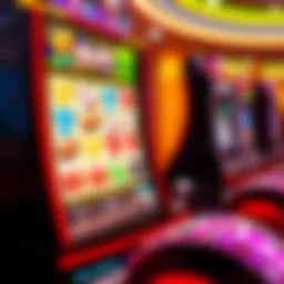 Engaging interface of a vibrant online slot game