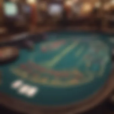 Virtual blackjack table with live dealer interface