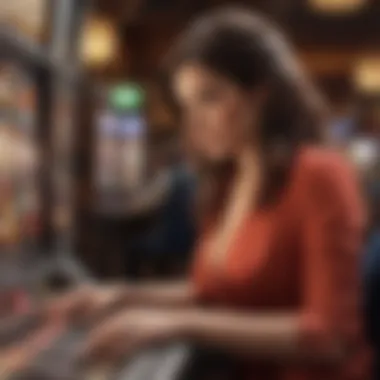 Engaged Player Experience Player engaged in a thrilling BetMGM slot game