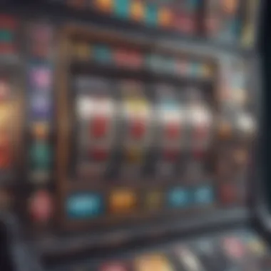 Vibrant Slot Machine Interface Vibrant slot machine interface showcasing exciting themes