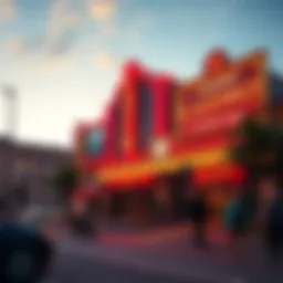 Exterior view of a popular casino in Pittsburgh