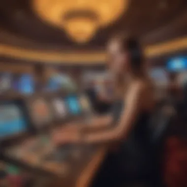 An illustration of technology integration in the MGM Grand casino