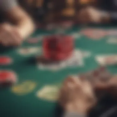 An engaging online poker interface showcasing the game in action