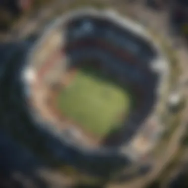 Aerial View of WSOP Venue Aerial view of the World Series of Poker tournament venue