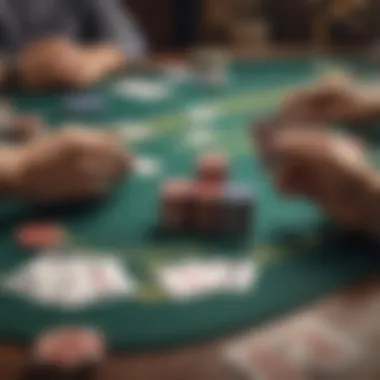 Strategic card play during a Texas Hold'em match