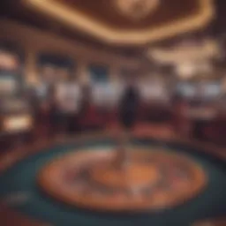 Vibrant casino floor showcasing gaming options