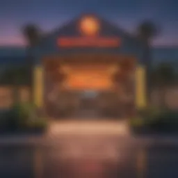 Northern Quest Casino entrance showcasing vibrant atmosphere