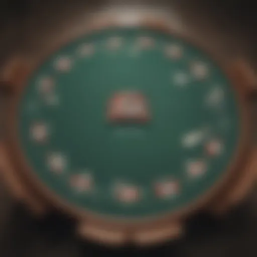 Understanding the layout of a Texas Hold'em table