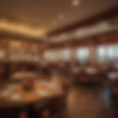 A delightful dining area within the Showboat Casino featuring diverse culinary options