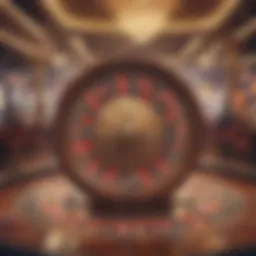 A captivating casino floor filled with spinning slot machines