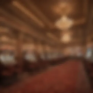 Vintage casino interior from the early 20th century