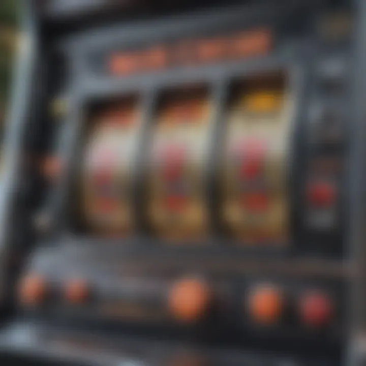 A close-up of a modern video slot machine featuring advanced technology